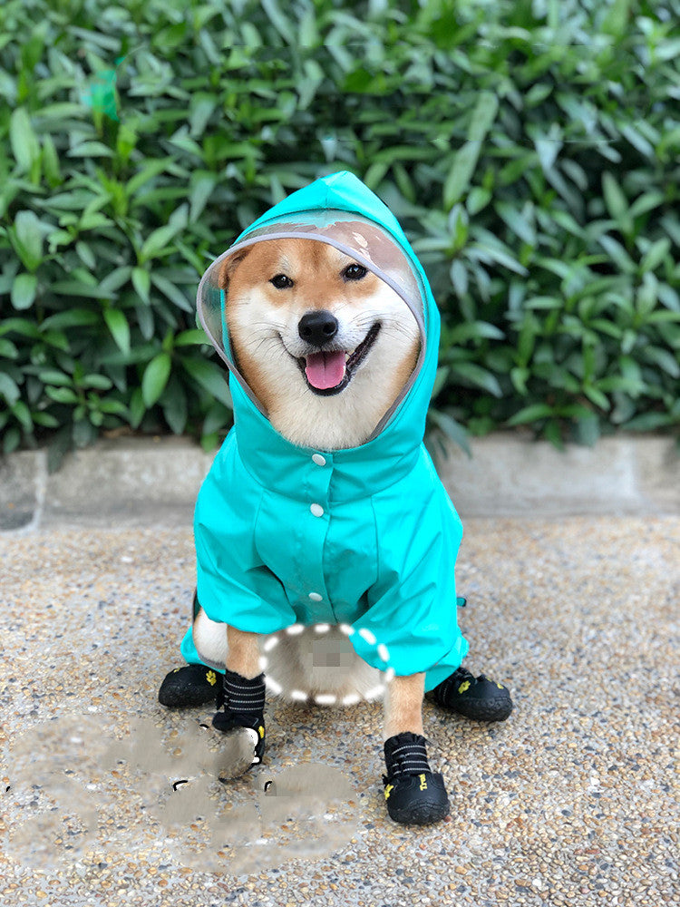 Dog Raincoat Four-Legged All-Inclusive