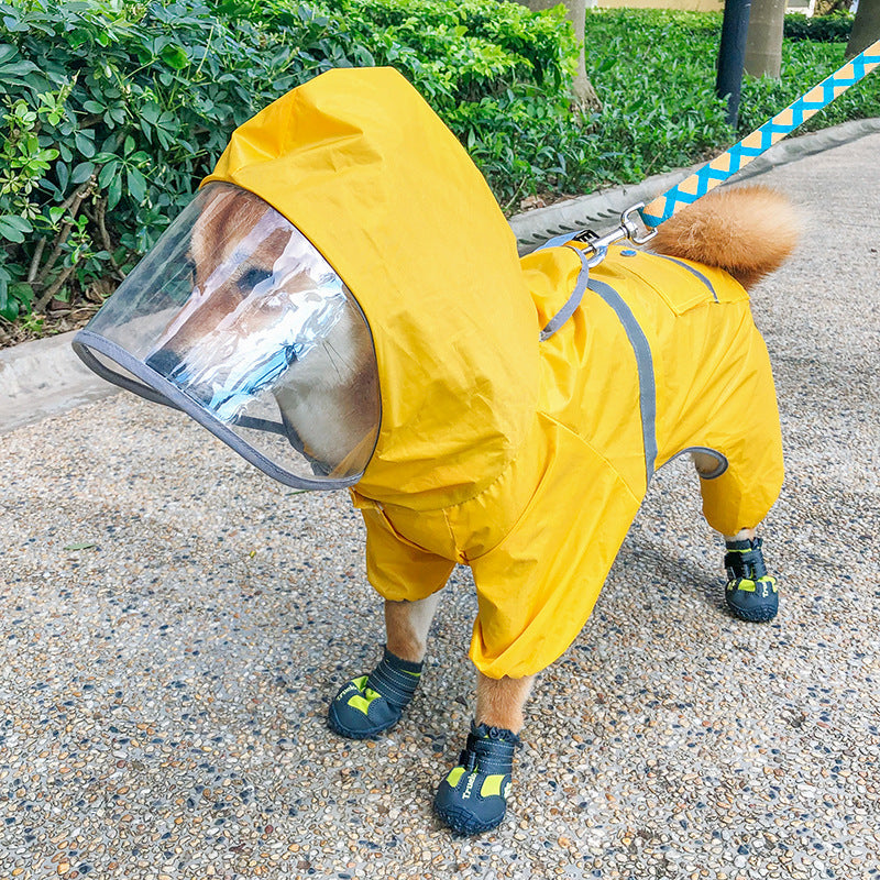 Dog Raincoat Four-Legged All-Inclusive