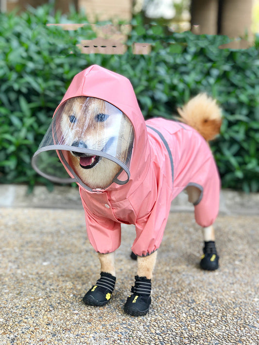 Dog Raincoat Four-Legged All-Inclusive