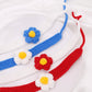 Woolen floret hand knitting cherry collar cute puppets small dog accessories