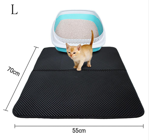 Double Layers Cat Litter Pads EVA Pet Litter Mat for House Cleaning