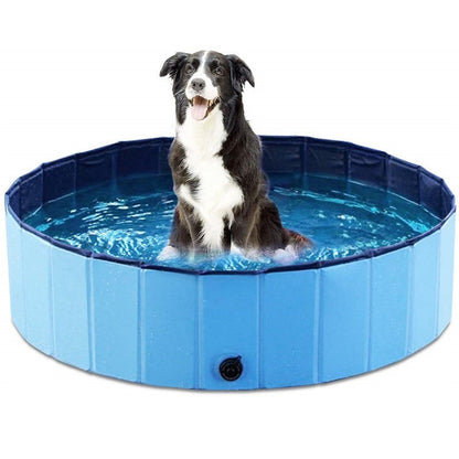 Collapsible Dog Pool Folding Pet Bathtub Convenient Outdoor Pool